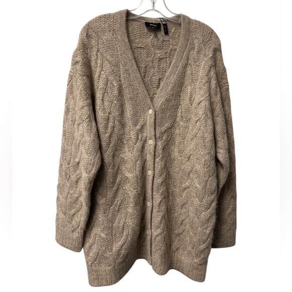 Theory Alpaca Cable Knit Cardigan - Picture 2 of 7